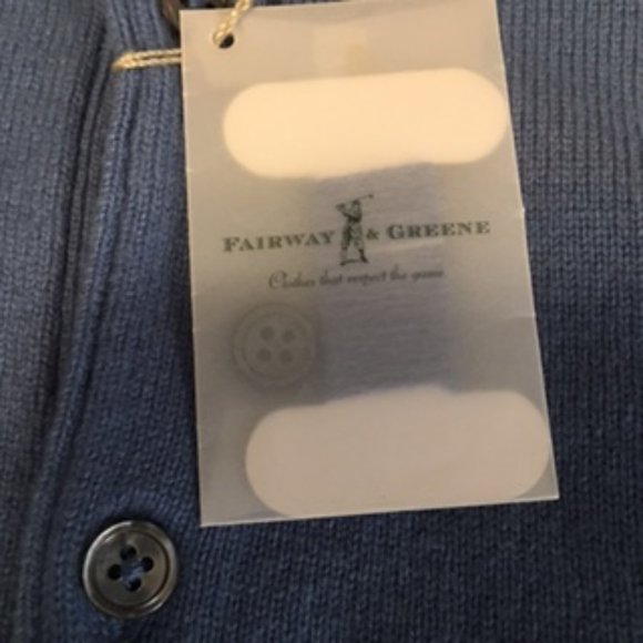 New with tags  Fairway & Greene 100% Cashmere Polo Sweater  XL - Picture 9 of 10